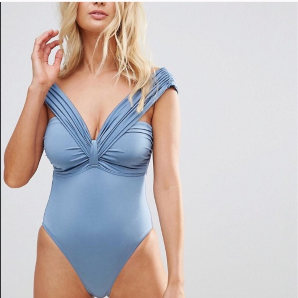 ASOS Fuller Bust silky swim suit 38DD/E